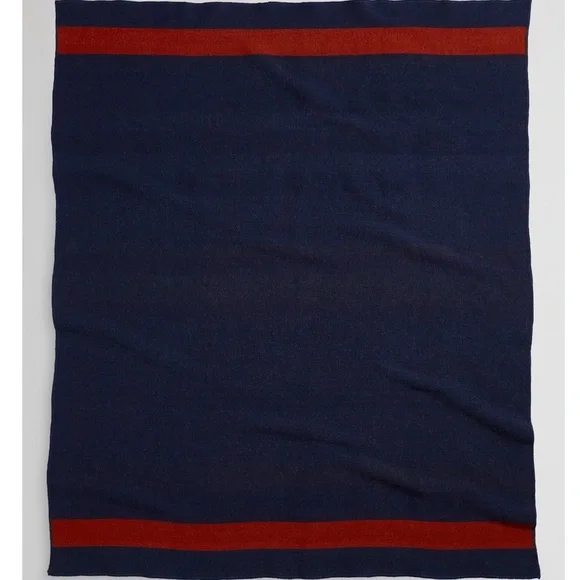 Pendleton Wool Throw (54x66”) & Leather Carrier Straps - Picture 2 of 7